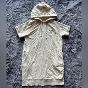 Butter Yellow Roots Hoodie Dress